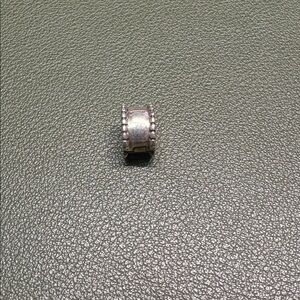 Pandora Silver Beaded Edge Bracelet Charm